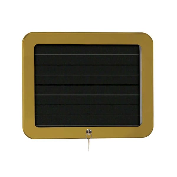 Sliding Door Indoor Enclosed Corkboard, 9